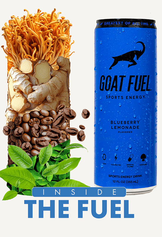 Animated G.O.A.T. Fuel product campaign